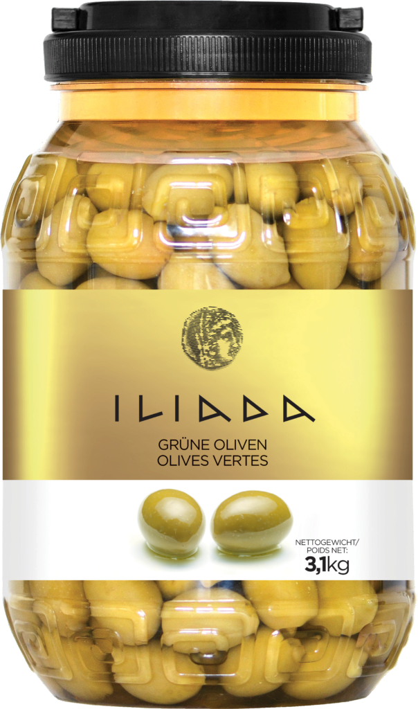 Iliada Green olives – XXL (110076)