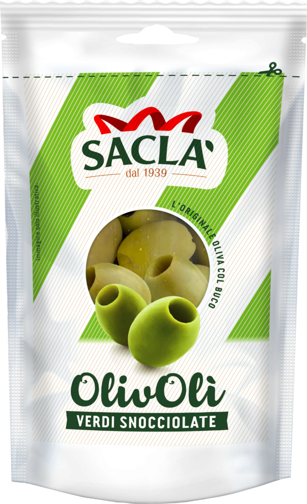Saclà Oliven grün, entkernt (110096)