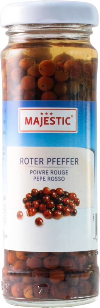 Majestic Red peppercorn in vinegar (110125)