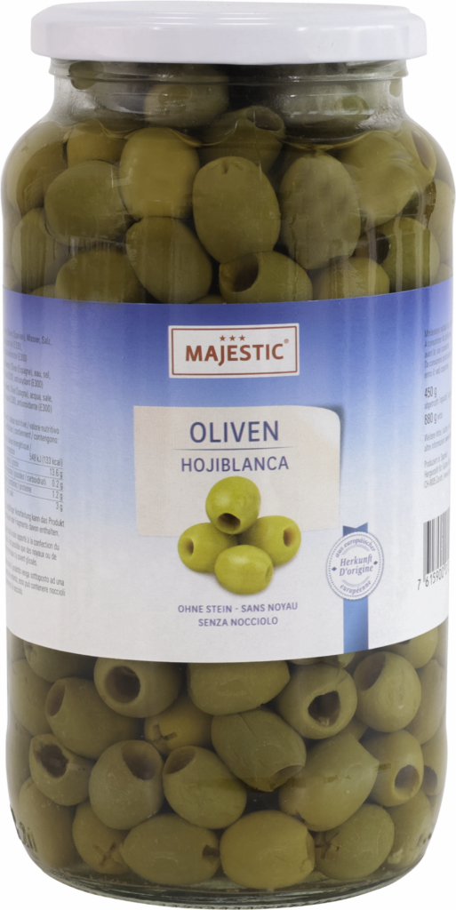 Majestic Olives green – pitted (110257)