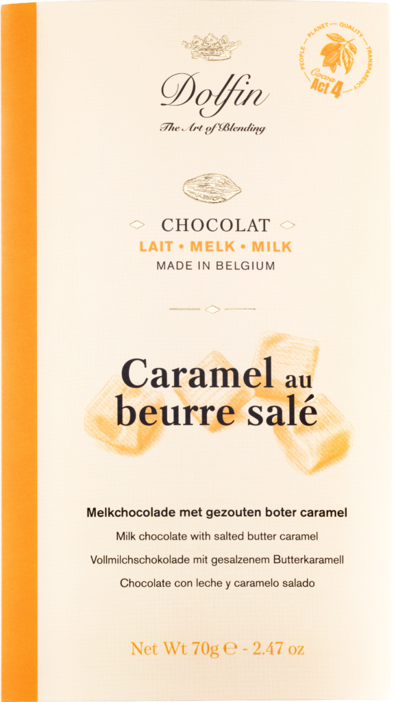 Dolfin Milch chocolate – butterscott caramel (110423)