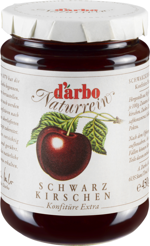 Darbo Naturrein black cherry jam (110686)