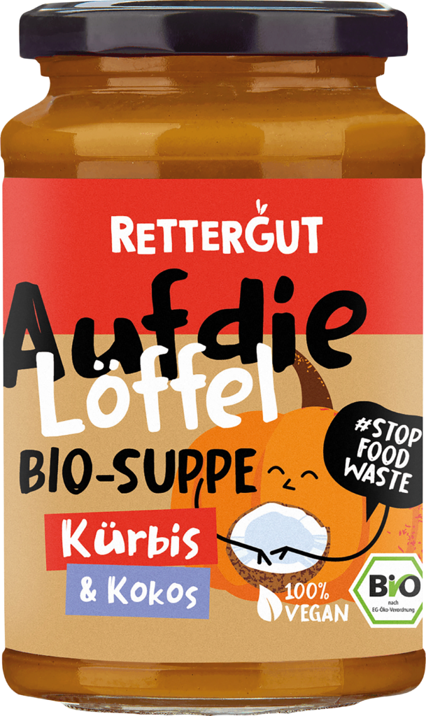 Rettergut Bio Kürbis Suppe mit Kokosmilch (111171)