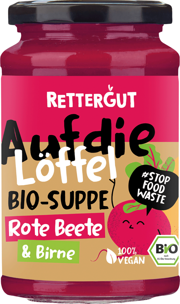 Rettergut Bio Rote Beete Suppe mit Birne (111174)