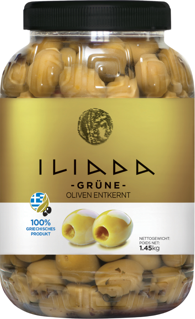 Iliada Green olives pitted (113431)
