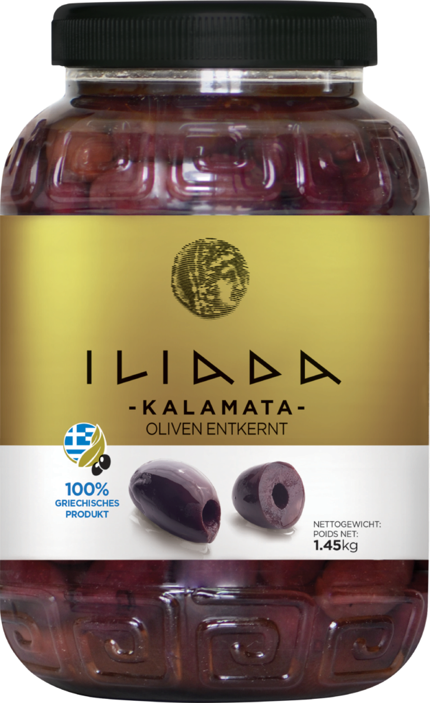 Iliada Kalamata olives pitted (113432)