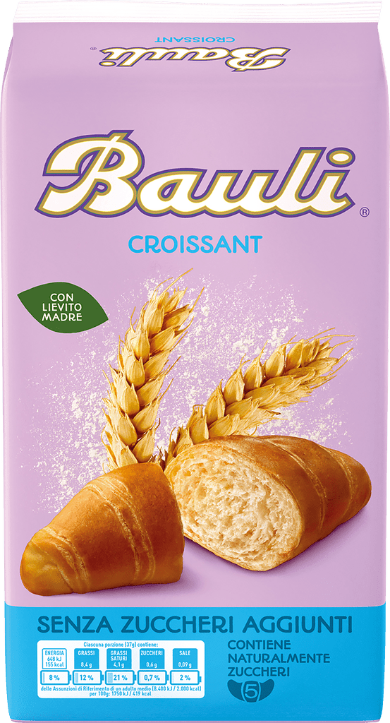 Bauli Croissant – sans sucre – 5pce (113568)