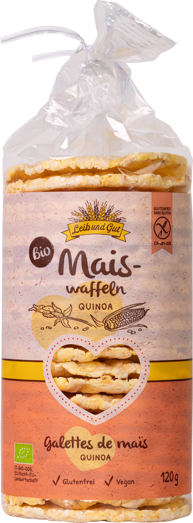 Leib und Gut ORGANIC corn cakes with quinoa (113591)