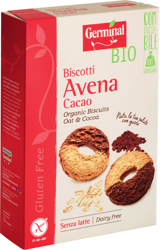 Germinal Bio Biscotti mit Hafer und Kakao (113630)