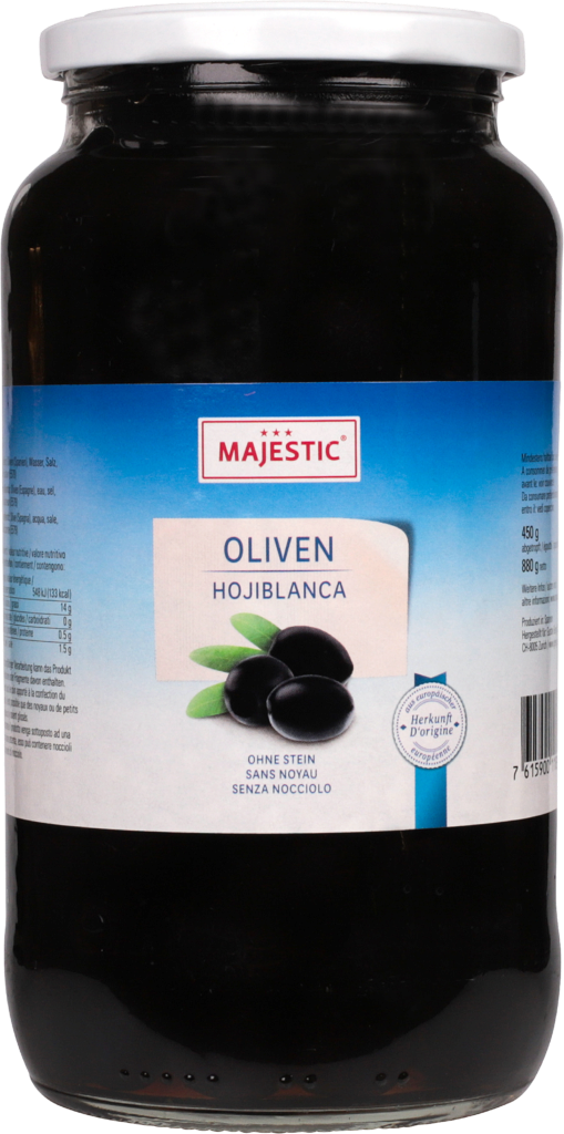 Majestic Olives noires – sans noyau (11820)