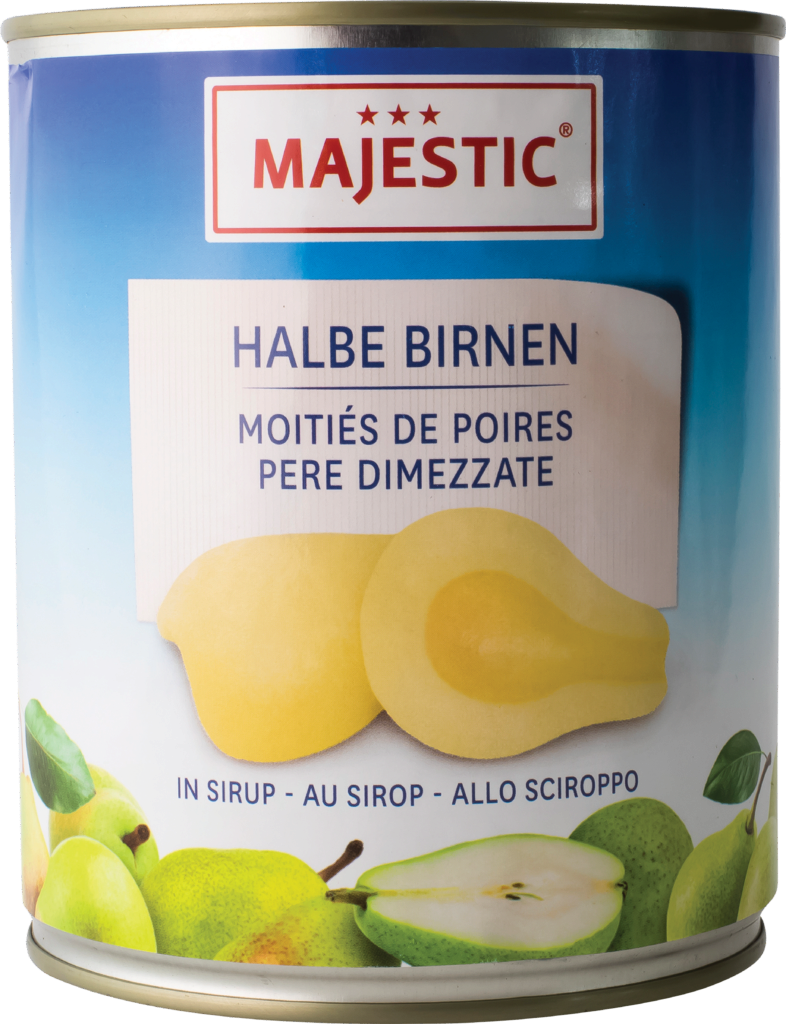 Majestic Halves of pears – syrup (14580)