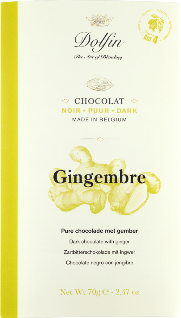 Dolfin Dunkle Schokolade –  frischer Ingwer (226055)