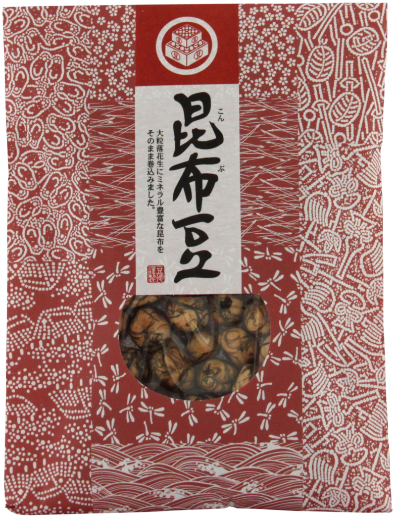 Tokunaga Peanut cracker – seaweed Kombu Mame (229539)