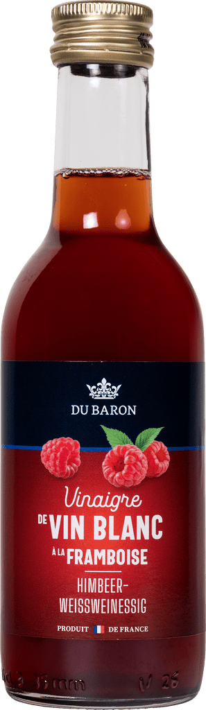 Du Baron Vinegar of white wine with raspberry 6° (32449)