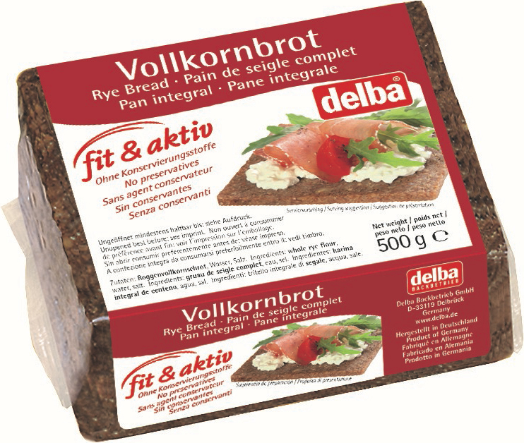 Delba Fit & Aktiv pain de seigle complet (5190)