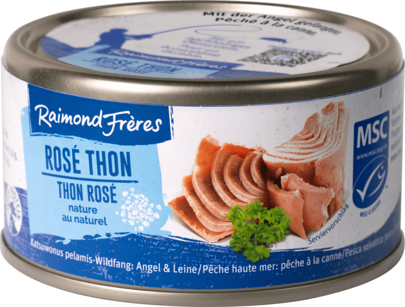 Raimond Frères MSC Pink tuna (SKJ) in brine (101997)
