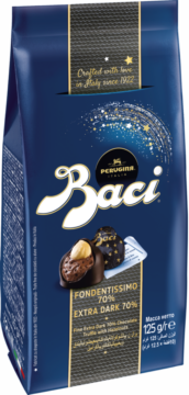 Baci Perugina Sachet 10 pièces – chocolat extra noir 70% (110864)