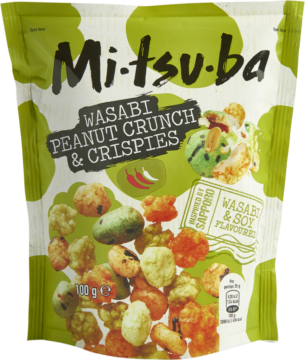 Mitsuba Wasabi Peanut Crunch & Crispies (110907)