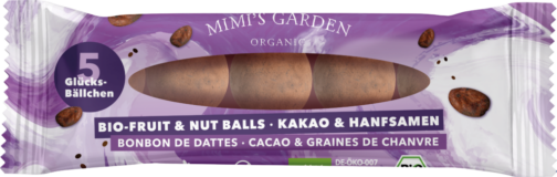 Mimi’s Garden Protein Balls – Organic cocoa & hempseeds (110939)