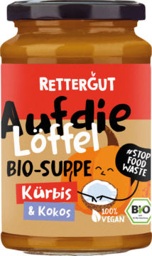 Rettergut Bio Kürbis Suppe mit Kokosmilch (111171)