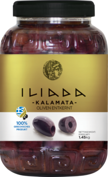 Iliada Kalamata olives pitted (113432)