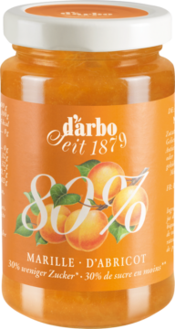 Darbo Pâte à tartiner aux abricots 80% de fruits (113446)