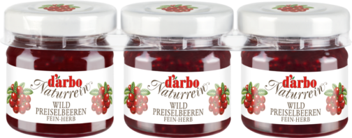 Darbo Mini Wild lingonberry sauce triple pack (113474)