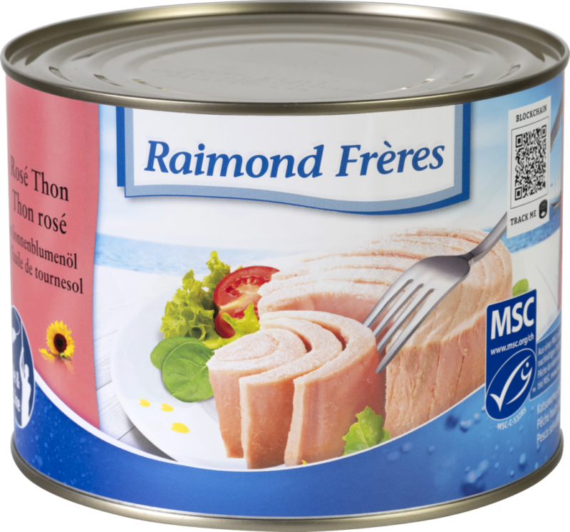 Raimond Frères MSC Pink tuna (SKJ) sunflower oil (113549)