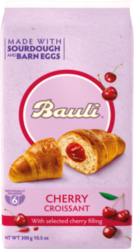 Bauli Croissant – Kirsche – 6 Stück (113558)