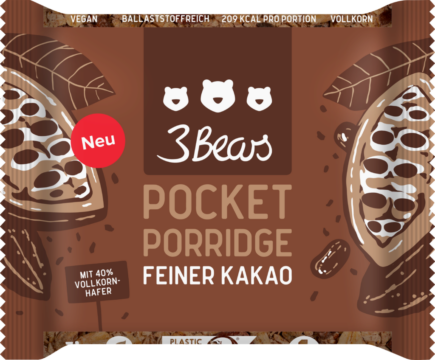 3Bears Pocket Porridge – fine cocoa (113599)