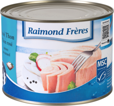 Raimond Frères MSC Pink tuna (SKJ) in brine (113646)