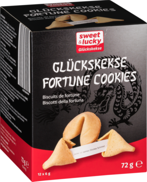 Sweet & Lucky Glückskekse – 12 Stück (113687)