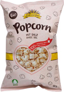 Leib und Gut Schweizer Popcorn mit Salz BIO Knospe (113737)