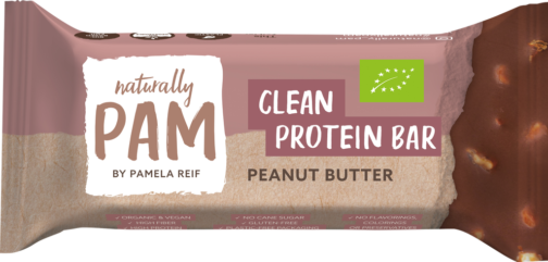 Naturally Pam Bio Clean protein bar peanut butter (113746)
