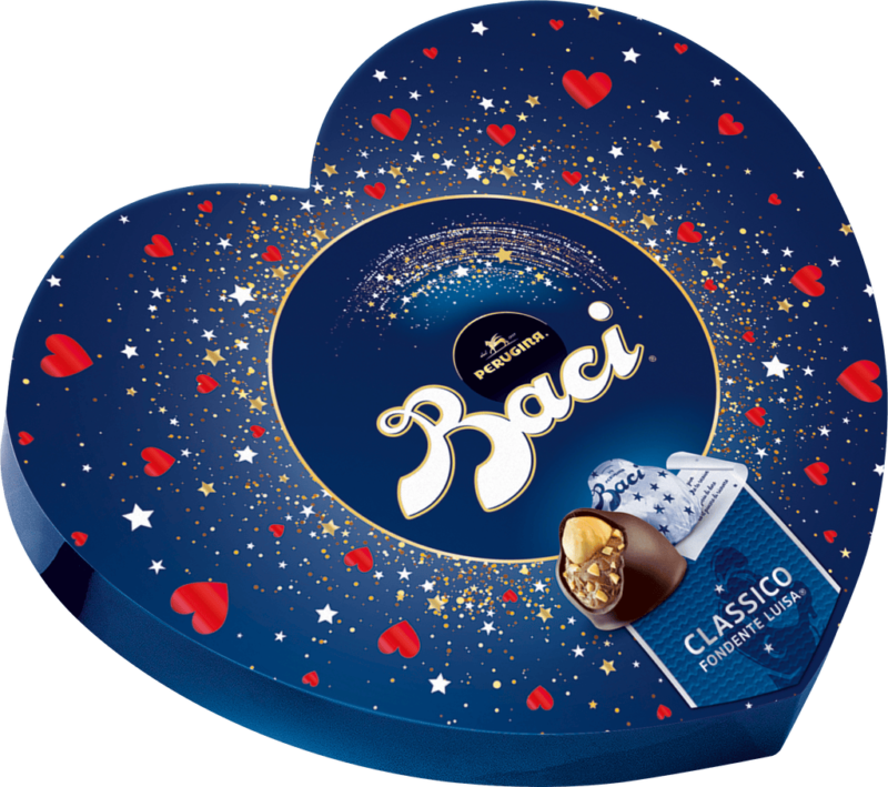 Baci Perugina Heart Box 8 pieces – dark chocolate (113776)