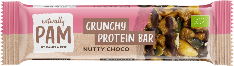 Naturally Pam Bio Crunchy Protein bar nutty choco (113781)