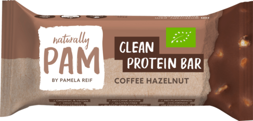 Naturally Pam Bio Clean protein bar coffee hazelnut (113782)