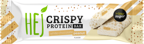 HEJ Natural Crispy protein bar – white chocolate peanut (113982)