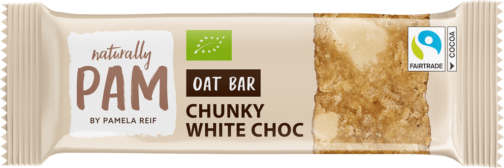 Naturally Pam Bio Oat Bar – Chunky white choc (113995)