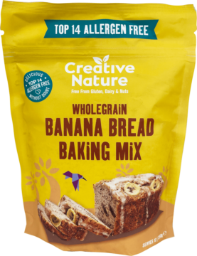 Creative Nature Baking mix banana bread – allergen free (114005)