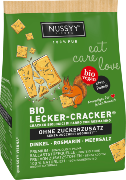 Nussyy Bio Cracker – Dinkel Rosmarin (114017)