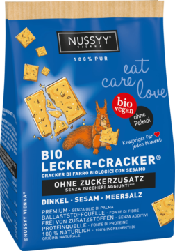 Nussyy Organic cracker – spelt sesame (114018)