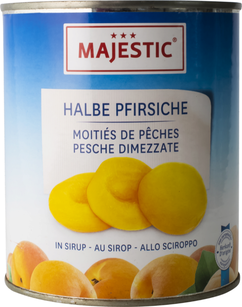 Majestic Pêches moitié – sirop (14210)