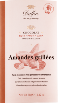 Dolfin Dark chocolate – roasted almonds (226020)