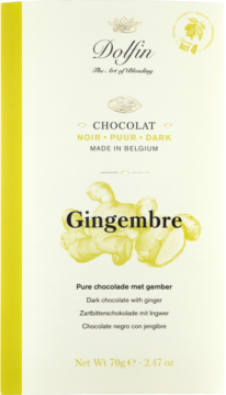 Dolfin Dark chocolate –  fresh ginger (226055)