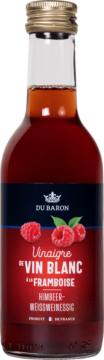 Du Baron Vinegar of white wine with raspberry 6° (32449)