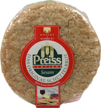Preiss Typical bread of South Tyrol with sesame (4 slices (5295)