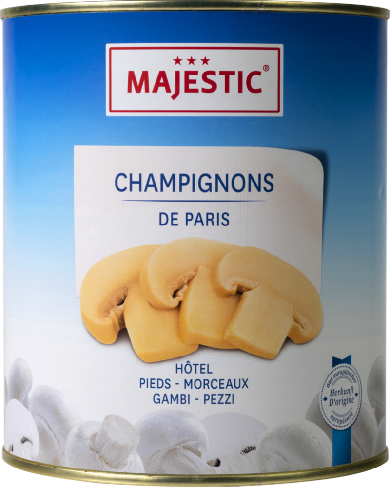 Majestic Champignons hôtel pieds & morceau (9230)