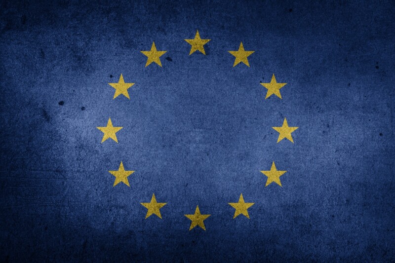 aus europäischer Herkunft Europa Fahne